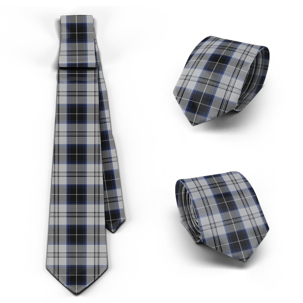 Menzies Black Dress Tartan Classic Necktie Necktie One Size - Tartan Vibes Clothing