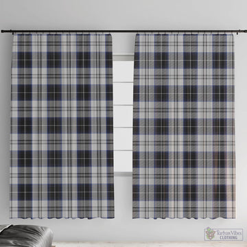 Menzies Black Dress Tartan Window Curtain