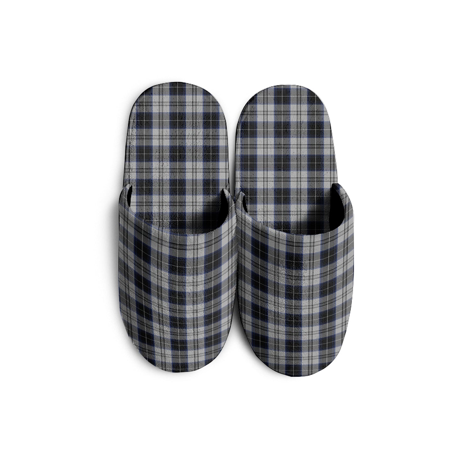 Menzies Black Dress Tartan Home Slippers - Tartanvibesclothing Shop