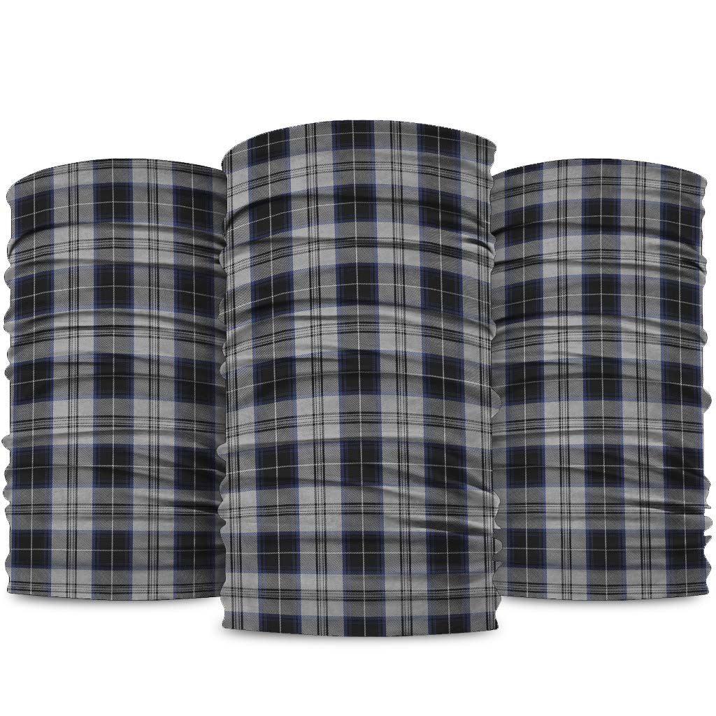 Menzies Black Dress Tartan Neck Gaiters, Tartan Bandanas, Tartan Head Band