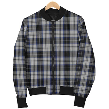 Menzies Black Dress Tartan Bomber Jacket