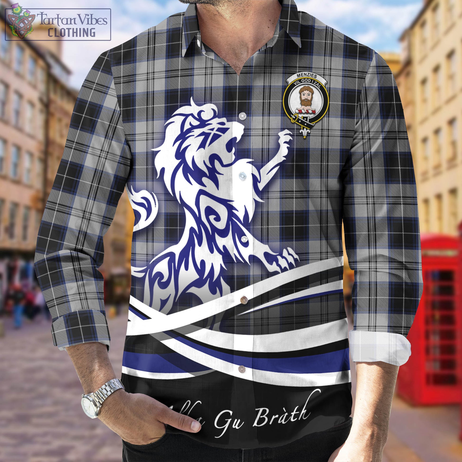 menzies-black-dress-tartan-long-sleeve-button-up-shirt-with-alba-gu-brath-regal-lion-emblem