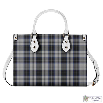 Menzies Black Dress Tartan Luxury Leather Handbags