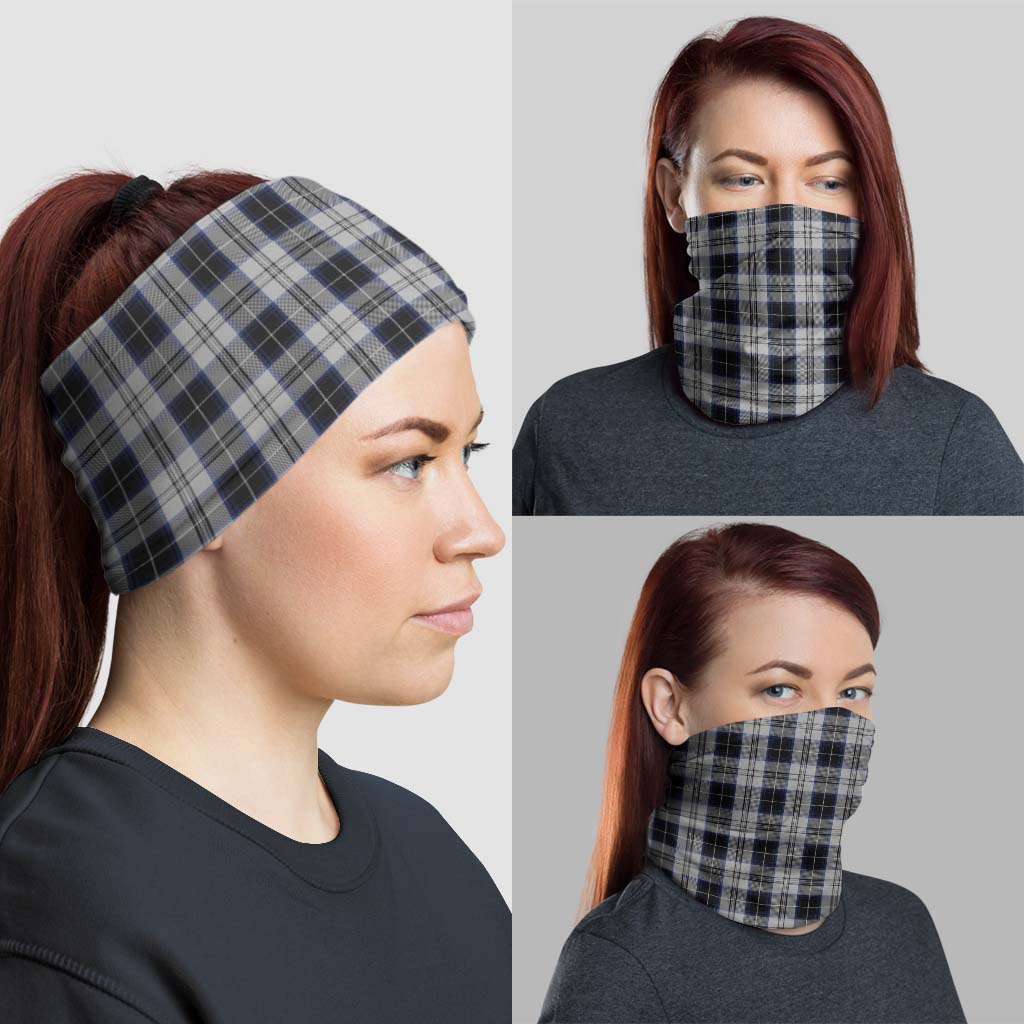 Menzies Black Dress Tartan Neck Gaiters, Tartan Bandanas, Tartan Head Band