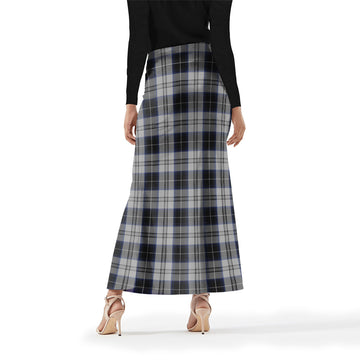 Menzies Black Dress Tartan Womens Full Length Skirt