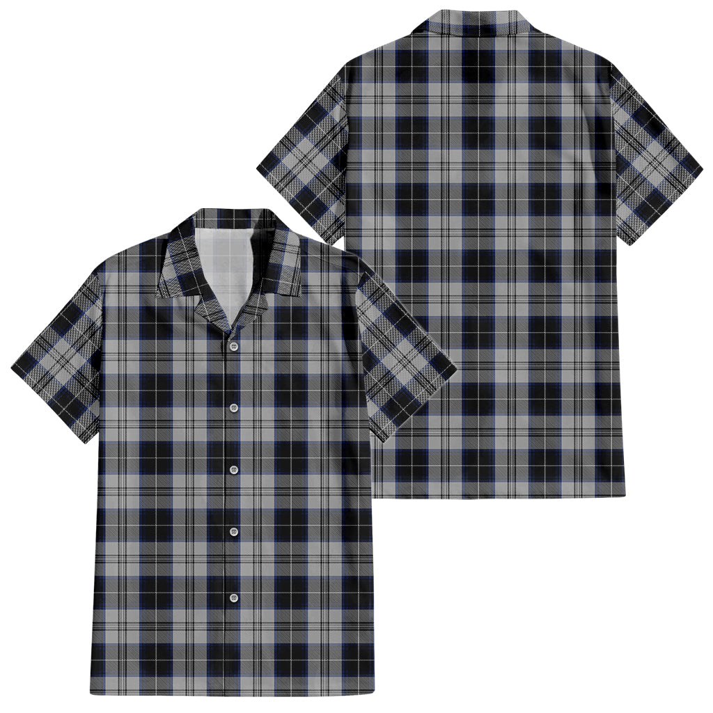 menzies-black-dress-tartan-short-sleeve-button-down-shirt