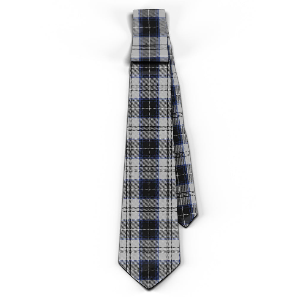 Menzies Black Dress Tartan Classic Necktie - Tartan Vibes Clothing