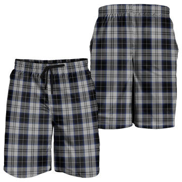 Menzies Black Dress Tartan Mens Shorts