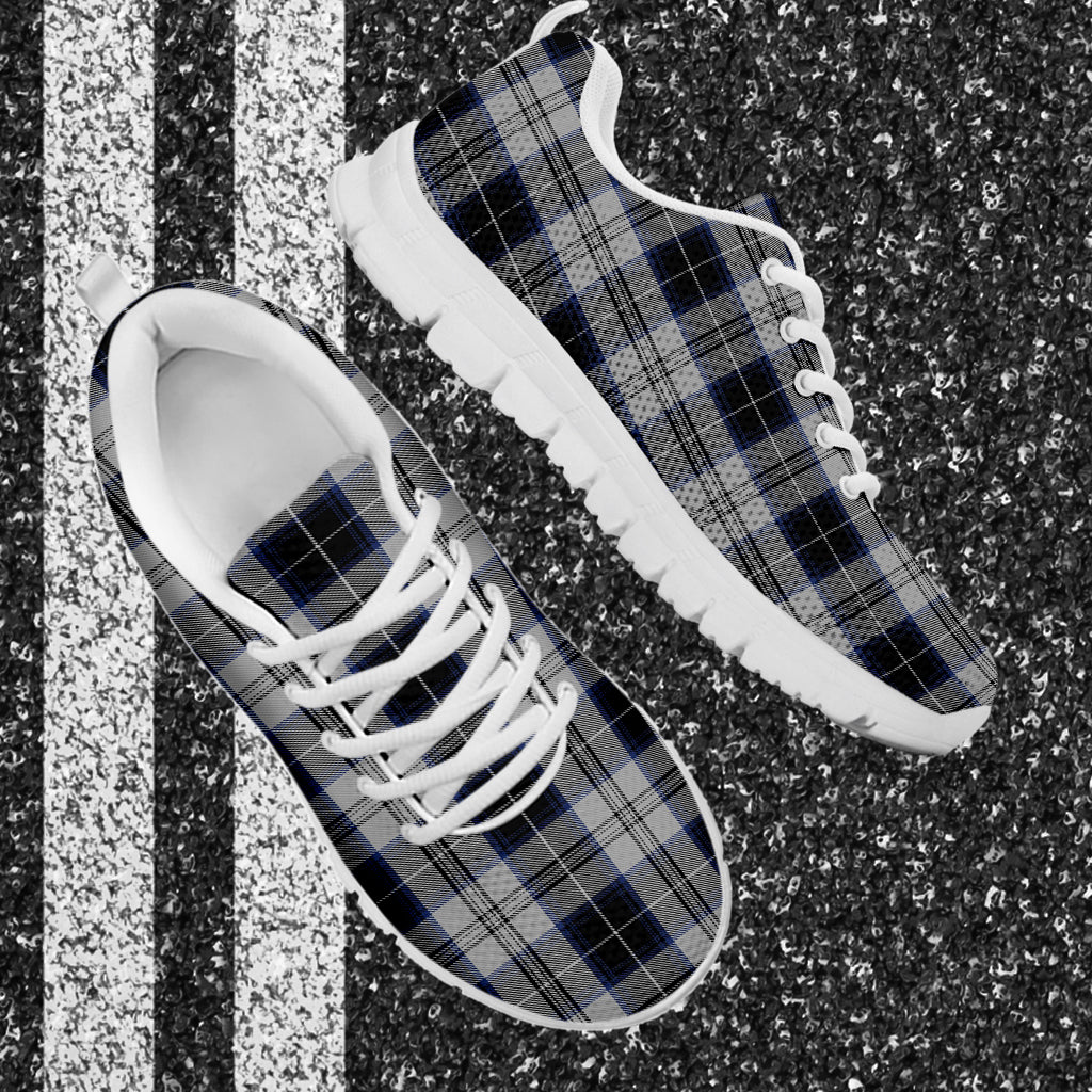 Menzies Black Dress Tartan Sneakers - Tartan Vibes Clothing