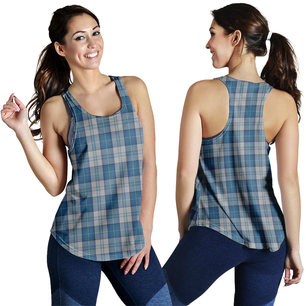 menzies-dress-blue-and-white-tartan-women-racerback-tanks