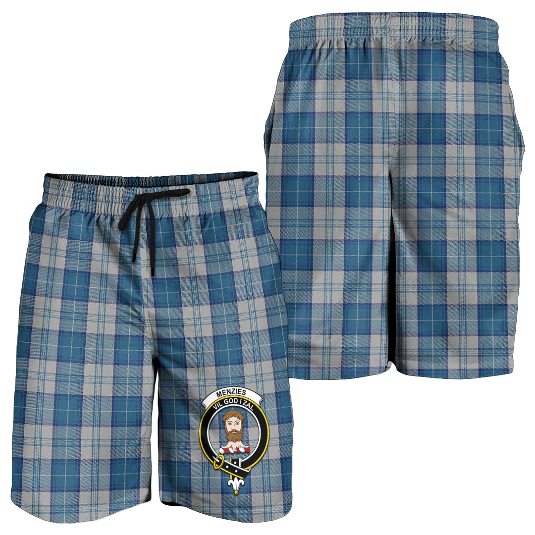 menzies-dress-blue-and-white-tartan-mens-shorts-with-family-crest