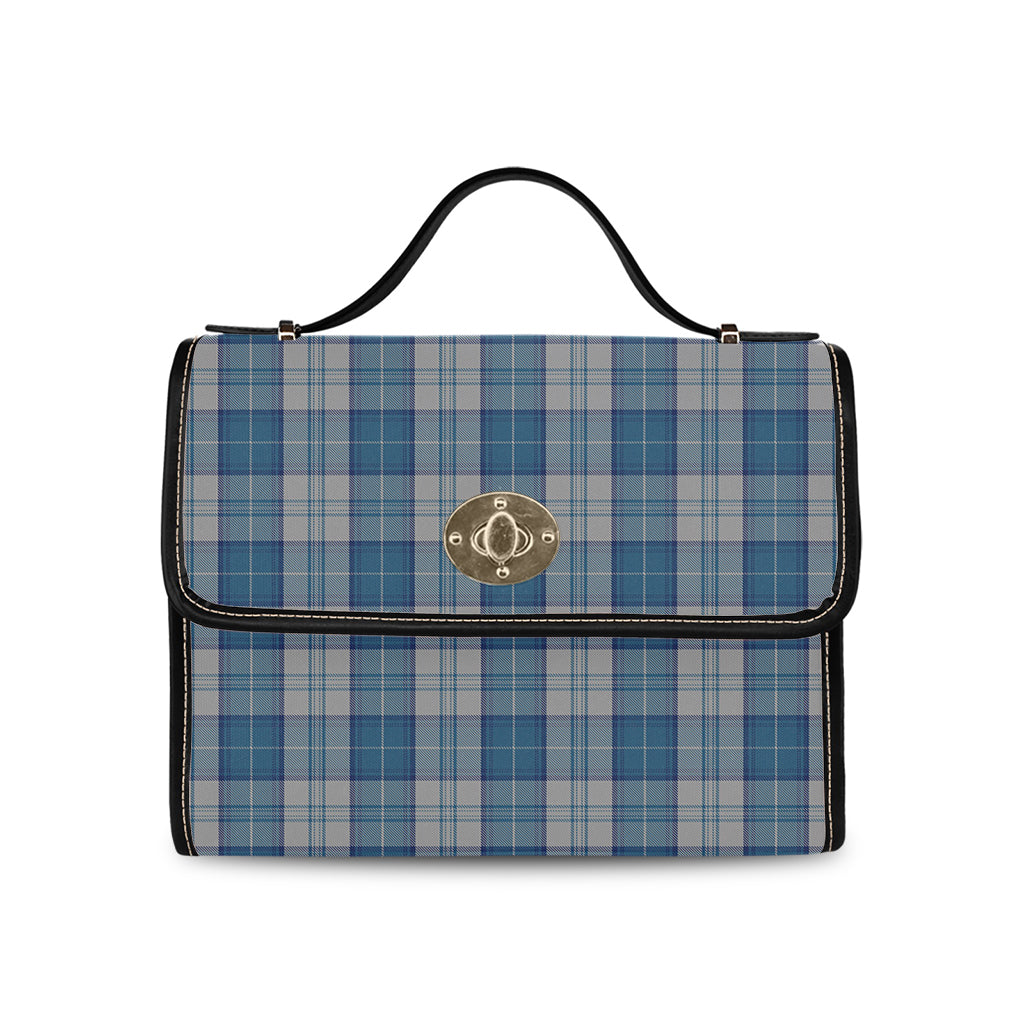 menzies-dress-blue-and-white-tartan-leather-strap-waterproof-canvas-bag