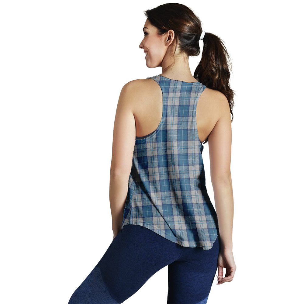 menzies-dress-blue-and-white-tartan-women-racerback-tanks