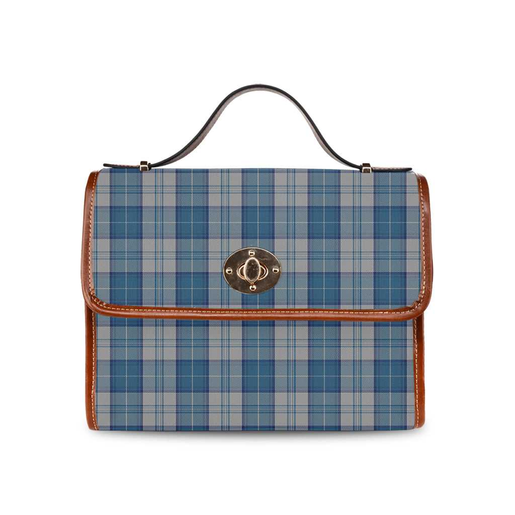 menzies-dress-blue-and-white-tartan-leather-strap-waterproof-canvas-bag