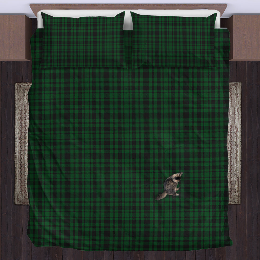 Menzies Green Tartan Bedding Set US Bedding Set - Tartan Vibes Clothing