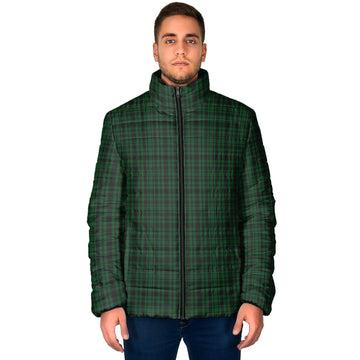 Menzies Green Tartan Padded Jacket