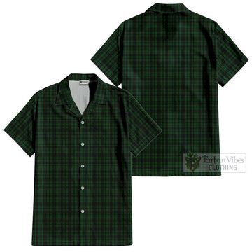 Menzies Green Tartan Cotton Hawaiian Shirt