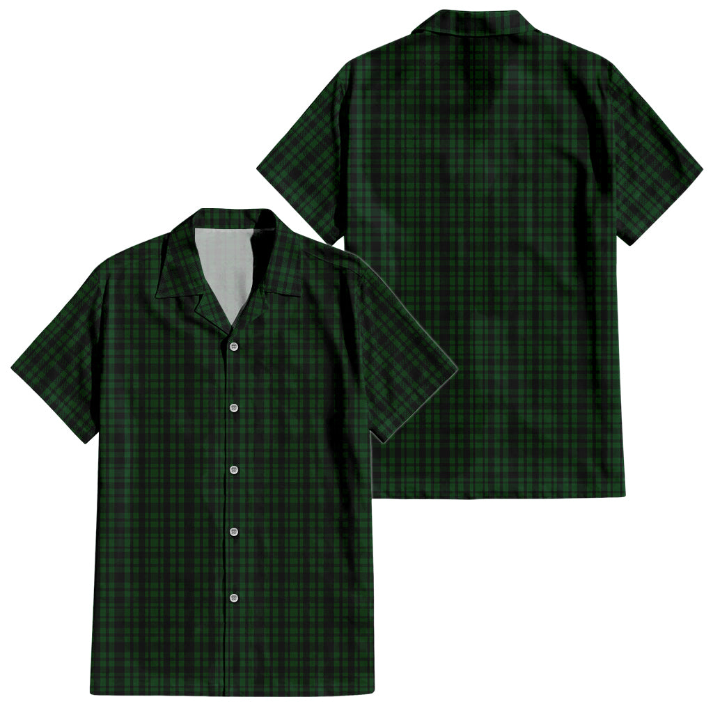 menzies-green-tartan-short-sleeve-button-down-shirt