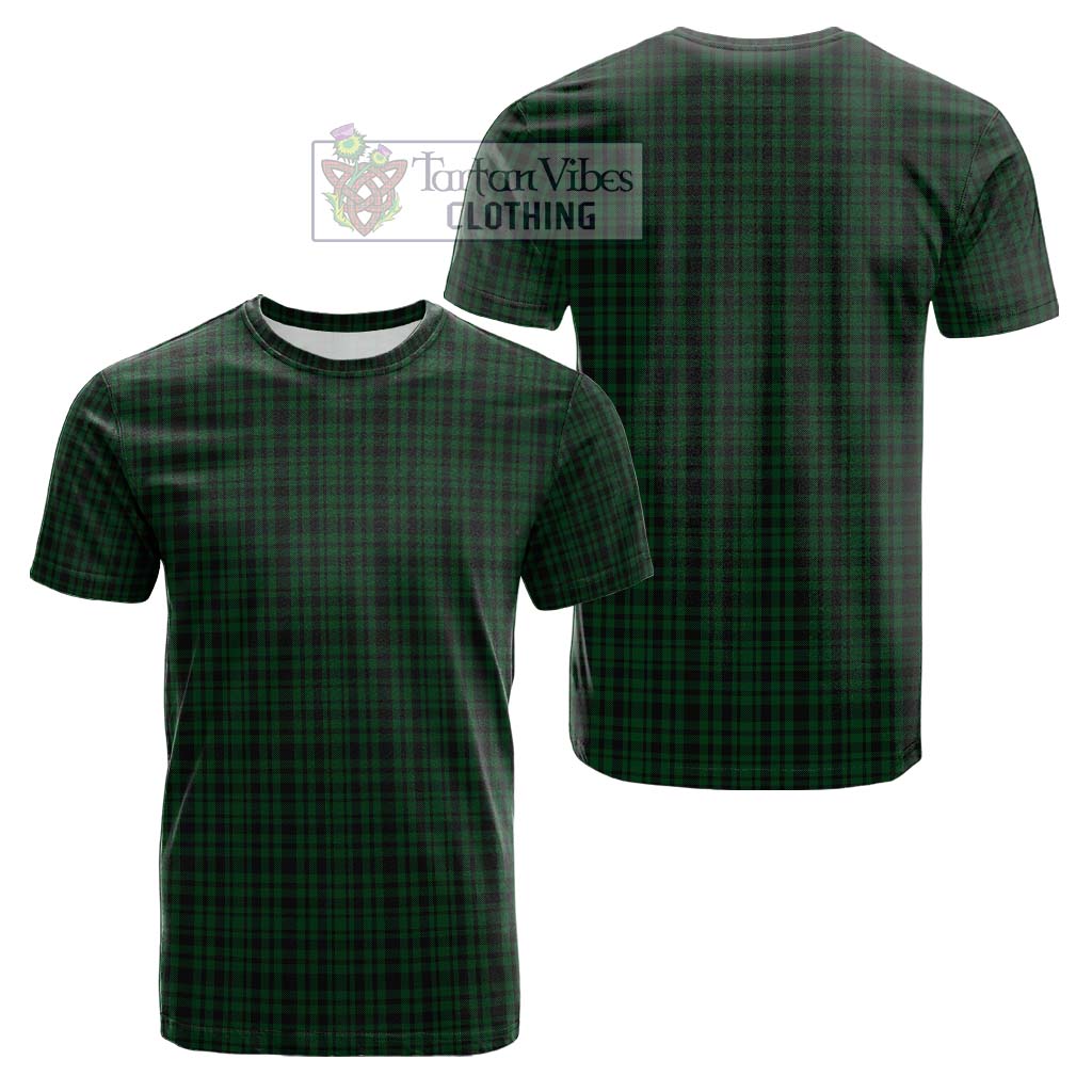 Menzies Green Tartan Cotton T-Shirt Kid's Shirt - Tartanvibesclothing Shop