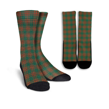 Menzies Green Ancient Tartan Crew Socks