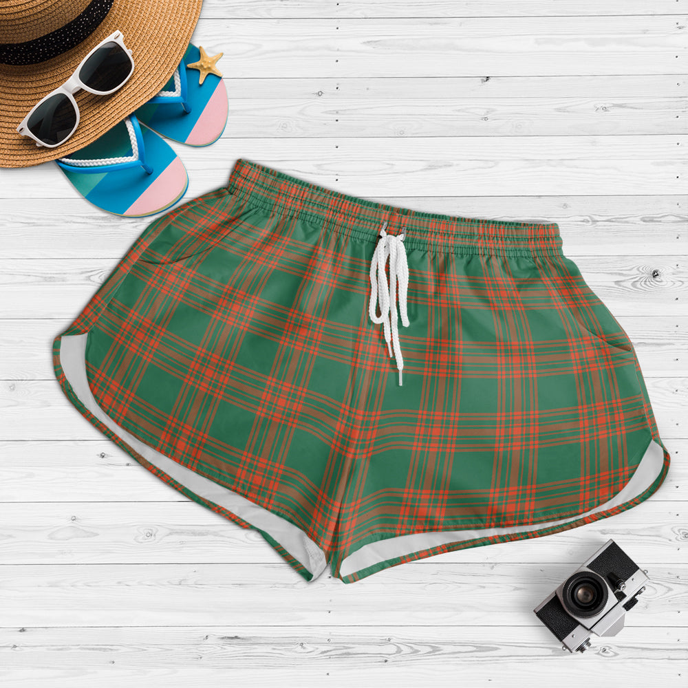 menzies-green-ancient-tartan-womens-shorts