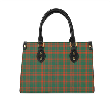 Menzies Green Ancient Tartan Leather Bag