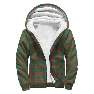 Menzies Green Ancient Tartan Sherpa Hoodie