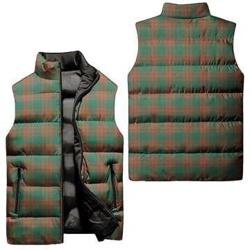 Menzies Green Ancient Tartan Sleeveless Puffer Jacket