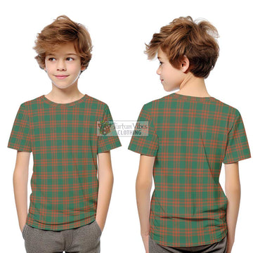 Menzies Green Ancient Tartan Kid T-Shirt