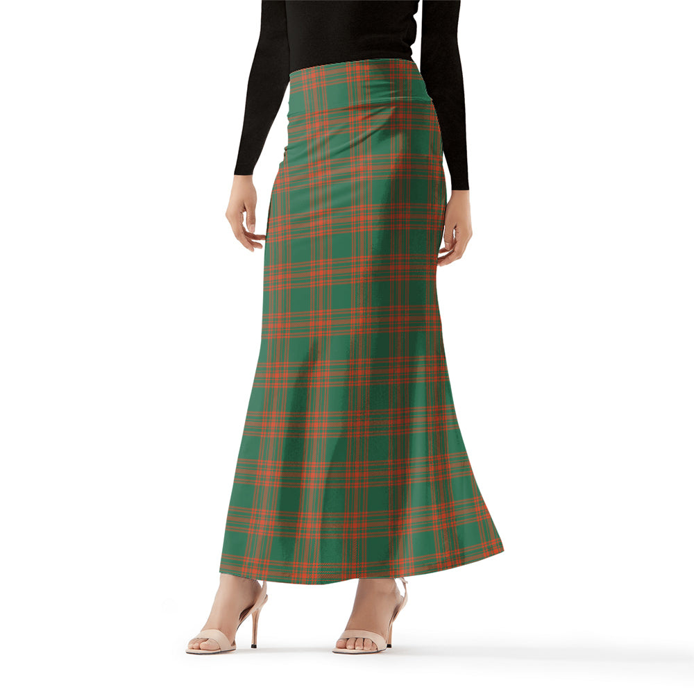 menzies-green-ancient-tartan-womens-full-length-skirt