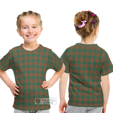 Menzies Green Ancient Tartan Kid T-Shirt