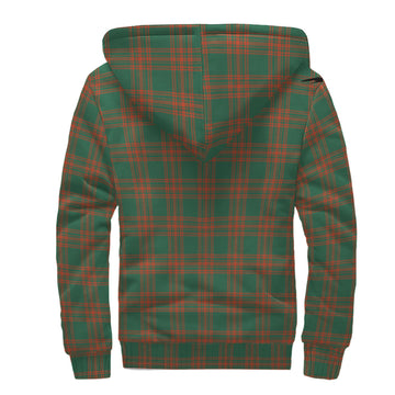 Menzies Green Ancient Tartan Sherpa Hoodie