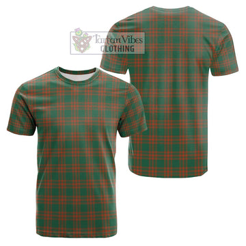 Menzies Green Ancient Tartan Cotton T-Shirt