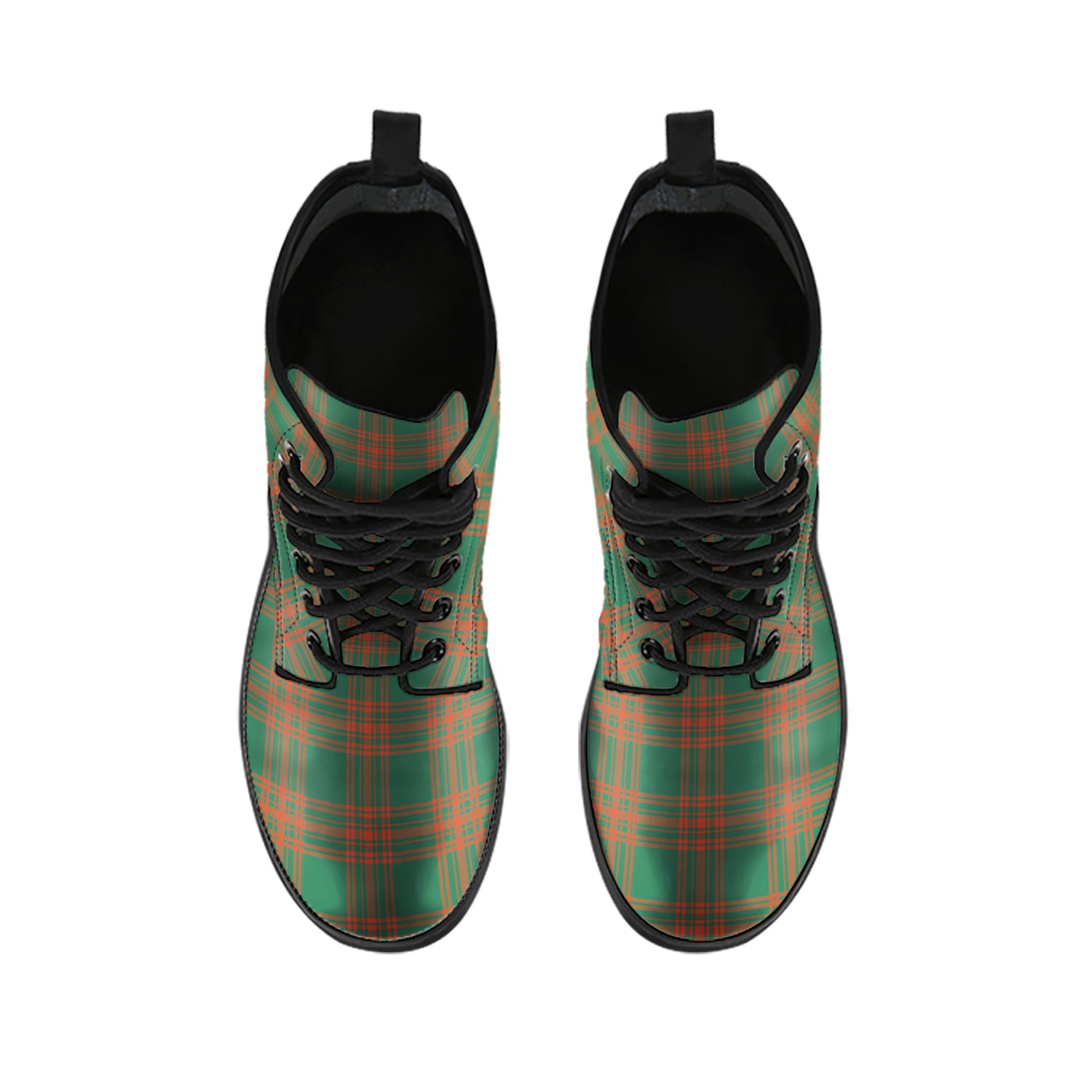 menzies-green-ancient-tartan-leather-boots