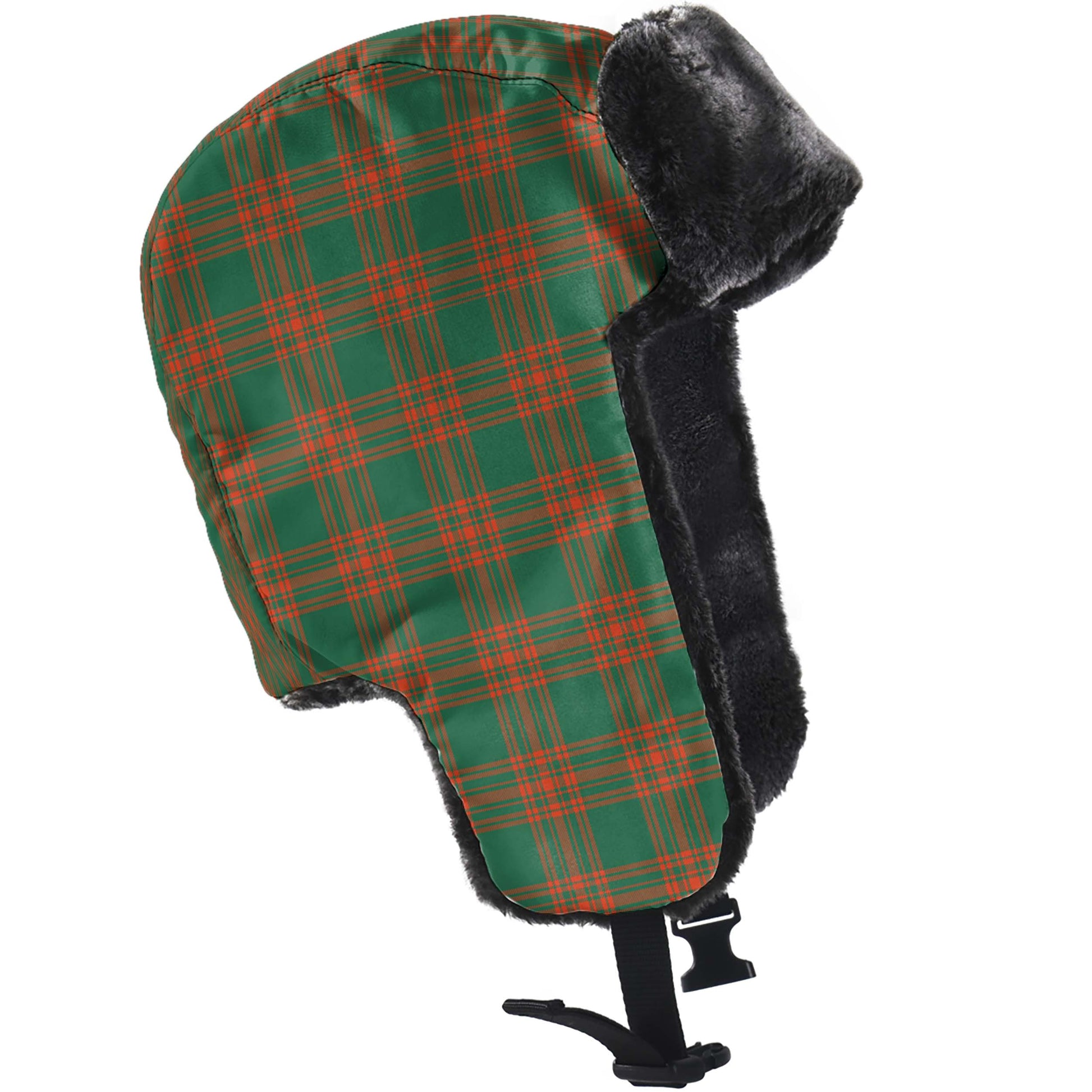 Menzies Green Ancient Tartan Winter Trapper Hat - Tartanvibesclothing