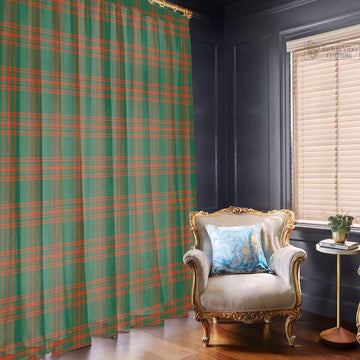 Menzies Green Ancient Tartan Window Curtain