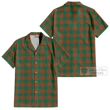 Menzies Green Ancient Tartan Cotton Hawaiian Shirt