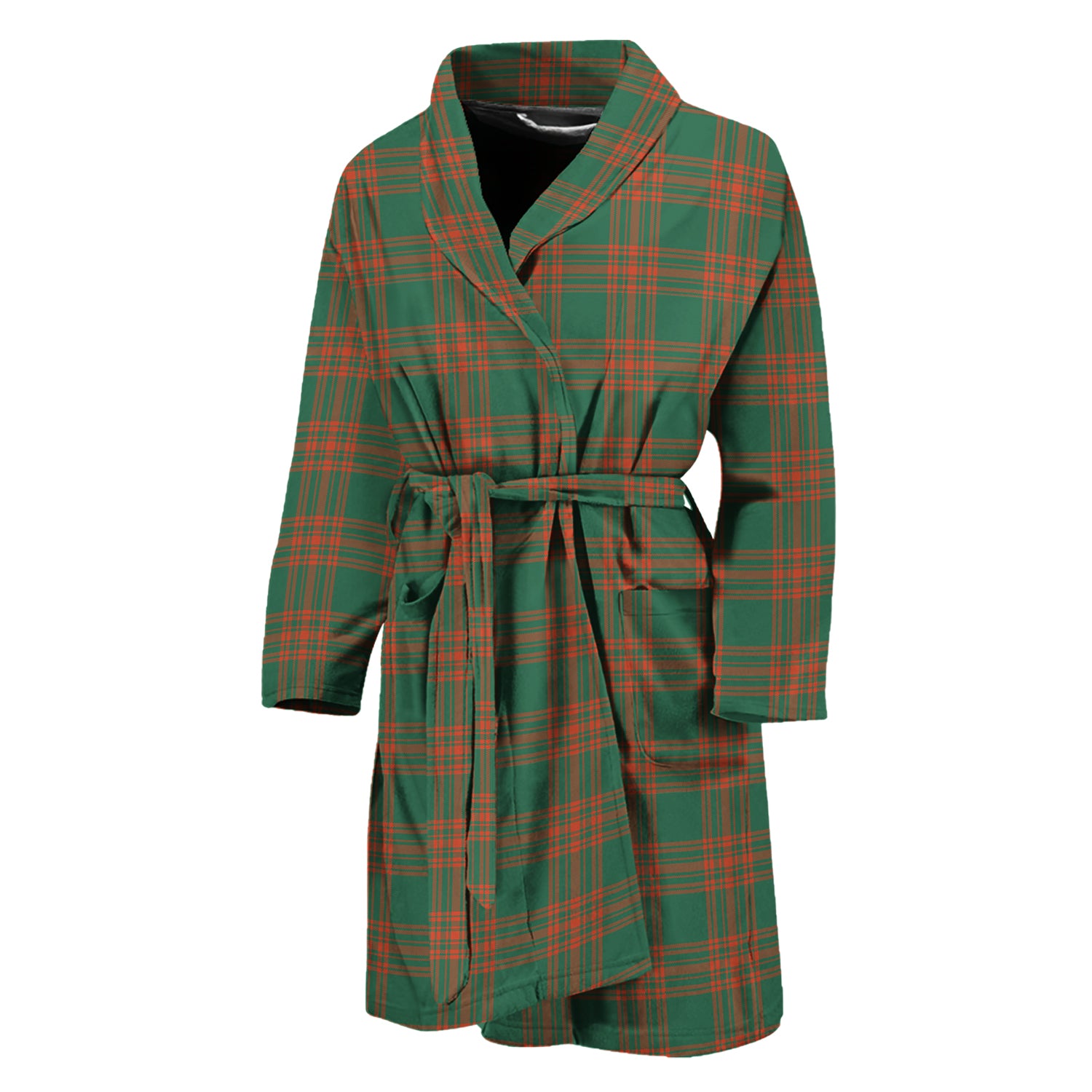 Menzies Green Ancient Tartan Bathrobe - Tartan Vibes Clothing