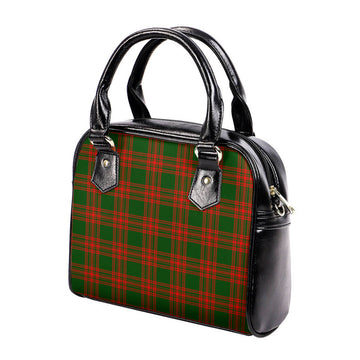 Menzies Green Modern Tartan Shoulder Handbags