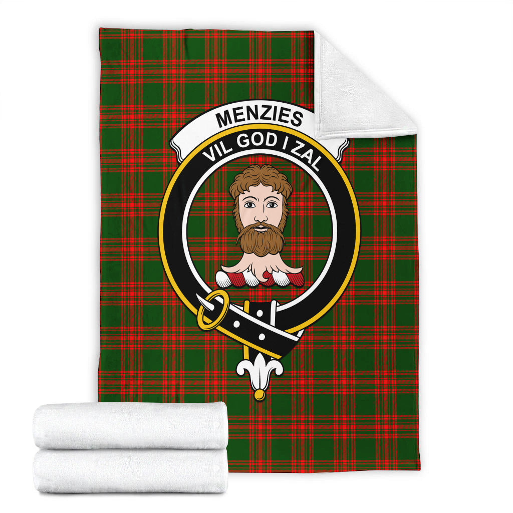 menzies-green-modern-tartab-blanket-with-family-crest