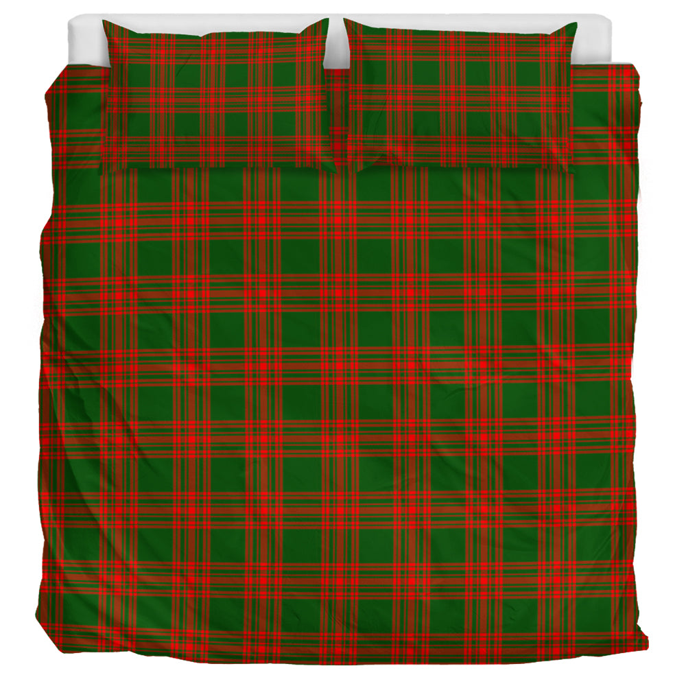 Menzies Green Modern Tartan Bedding Set UK Bedding Set UK Super King 104*94 inch - Tartan Vibes Clothing