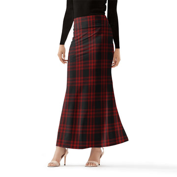 Menzies Hunting Tartan Womens Full Length Skirt