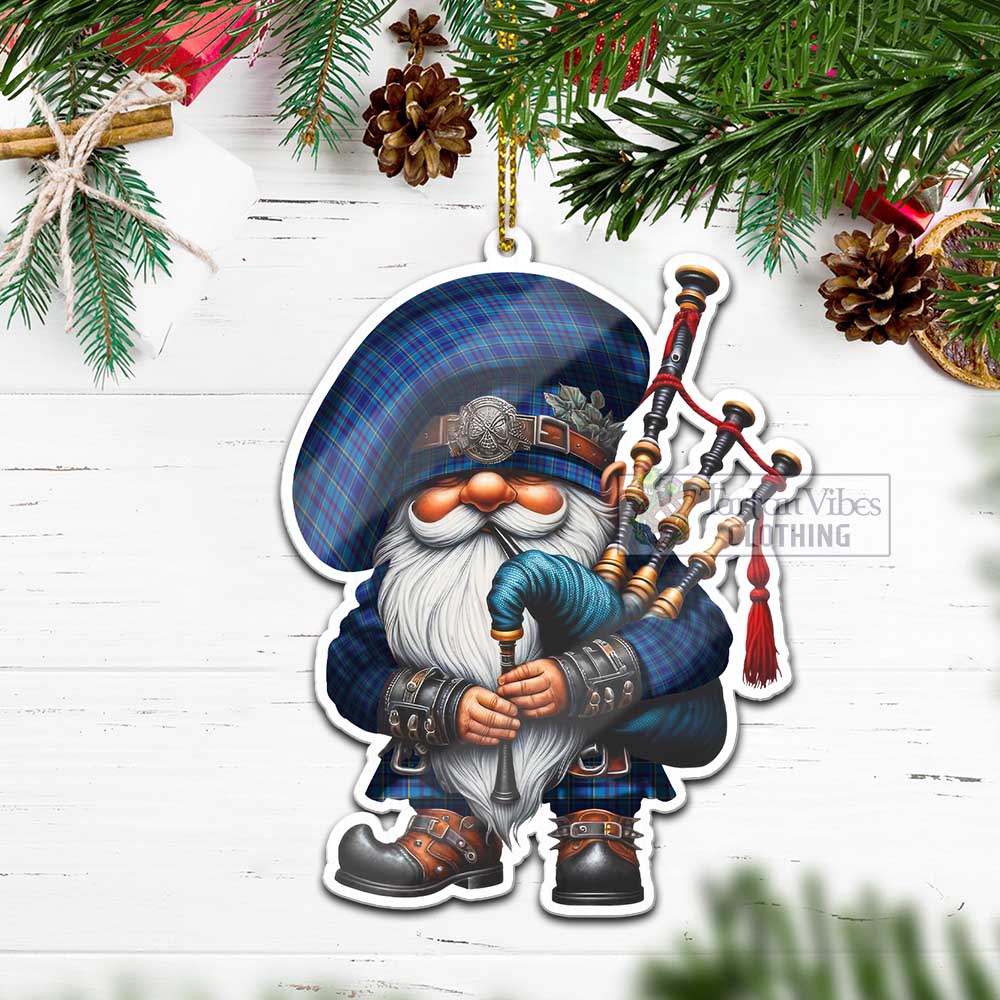 Tartan Vibes Clothing Mercer Tartan Badpiper Gnome Christmas Ornament