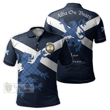 Mercer Tartan Lion Rampant Polo Shirt Proudly Display Your Heritage with Alba Gu Brath and Clan Name