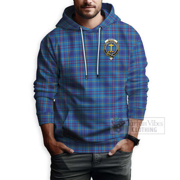 Mercer Tartan Hoodie with Family Crest Celtic Skull Style