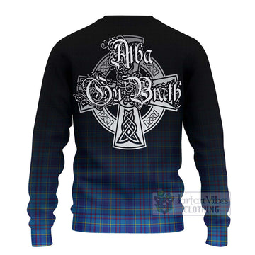 Mercer Tartan Ugly Sweater Featuring Alba Gu Brath Family Crest Celtic Inspired