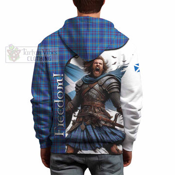 Mercer Crest Tartan Hoodie Inspired by the Freedom of Scottish Warrior