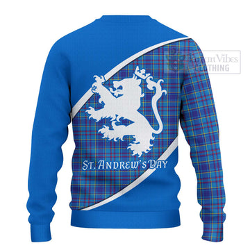 Mercer Family Crest Tartan Ugly Sweater Celebrate Saint Andrew's Day in Style