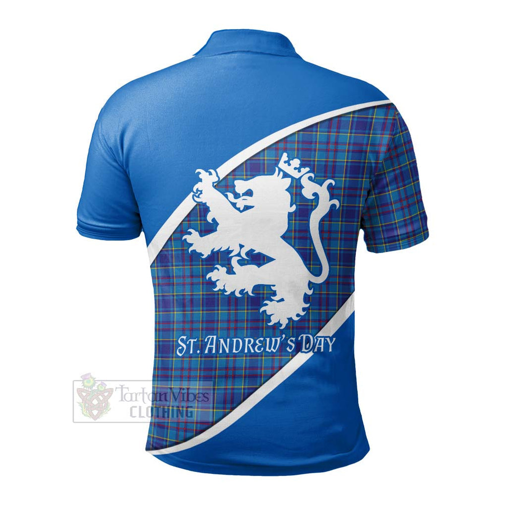 Tartan Vibes Clothing Mercer Family Crest Tartan Polo Shirt Celebrate Saint Andrew's Day in Style