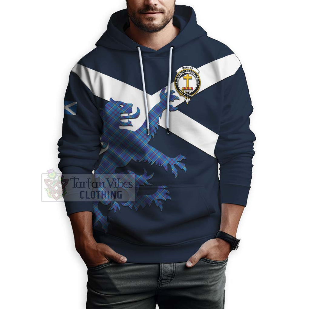 Tartan Vibes Clothing Mercer Tartan Lion Rampant Hoodie – Proudly Display Your Heritage with Alba Gu Brath and Clan Name